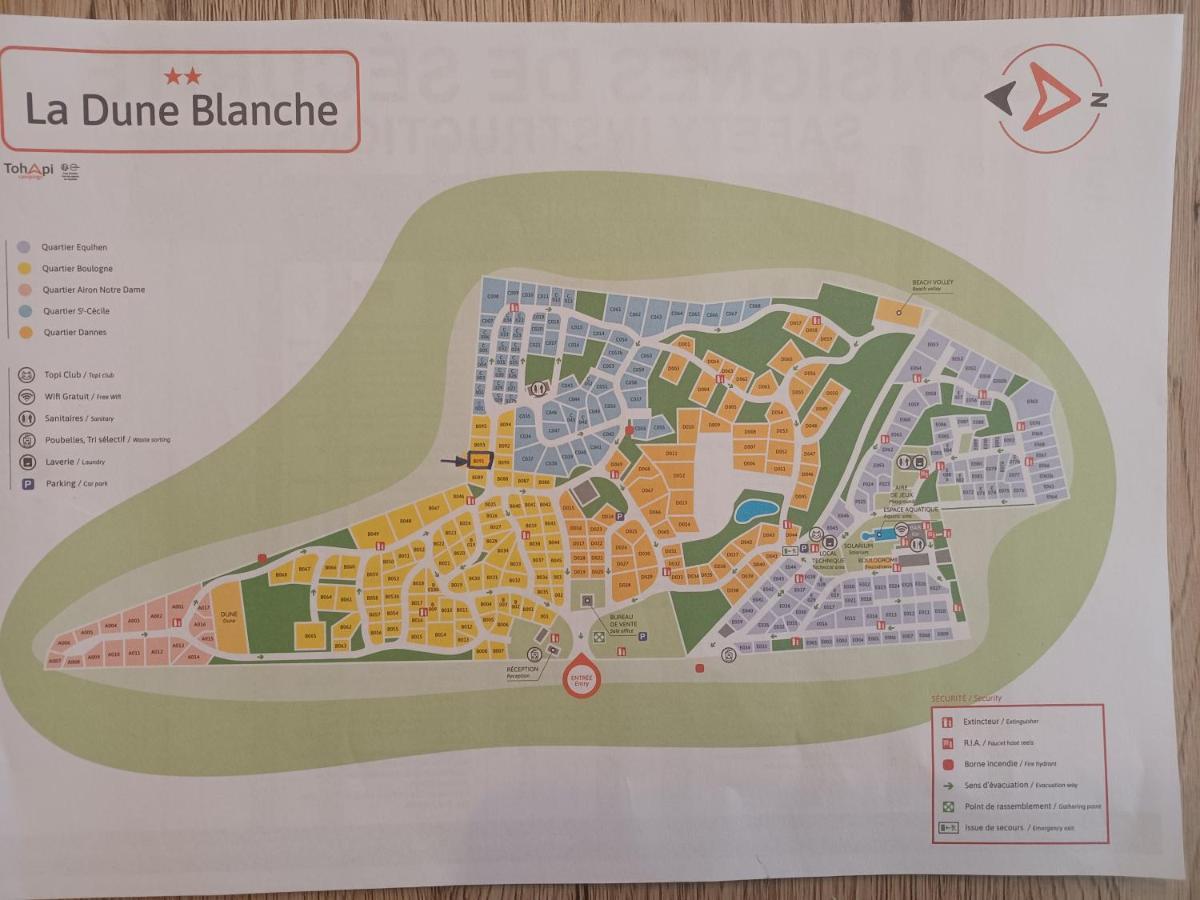 Camping La Dune Blanche Camiers Dış mekan fotoğraf